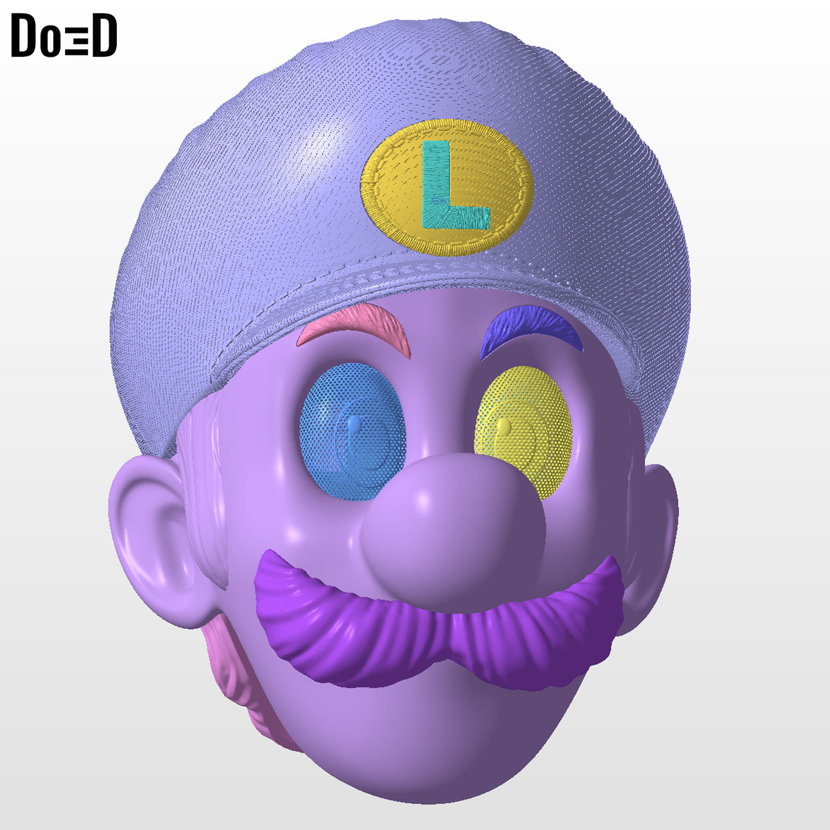 Luigi Super Mario Movie Helmet | 3D Printable Model #LSM85