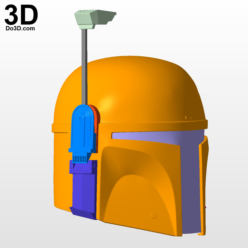 Boba Fett Star Wars Helmet (From Mandalorian) | 3D Printable Model STL File #BF1