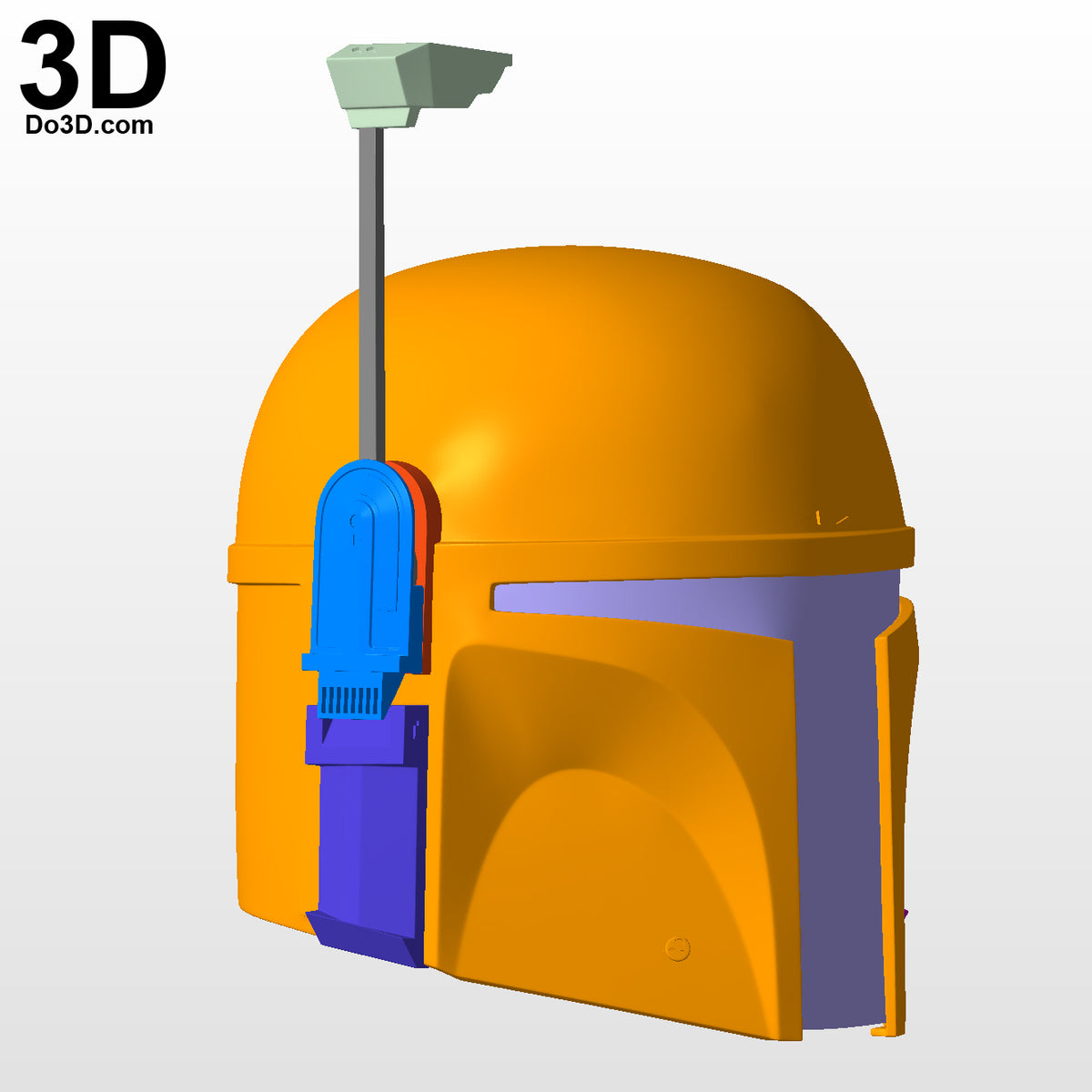 Boba Fett Star Wars Helmet (From Mandalorian) | 3D Printable Model STL File #BF1