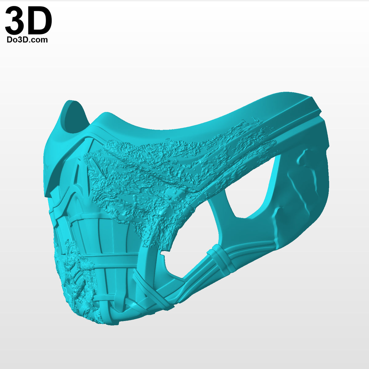 Mortal Kombat 2021 Scorpion Mask 3D Printable Model Print File STL #SC53