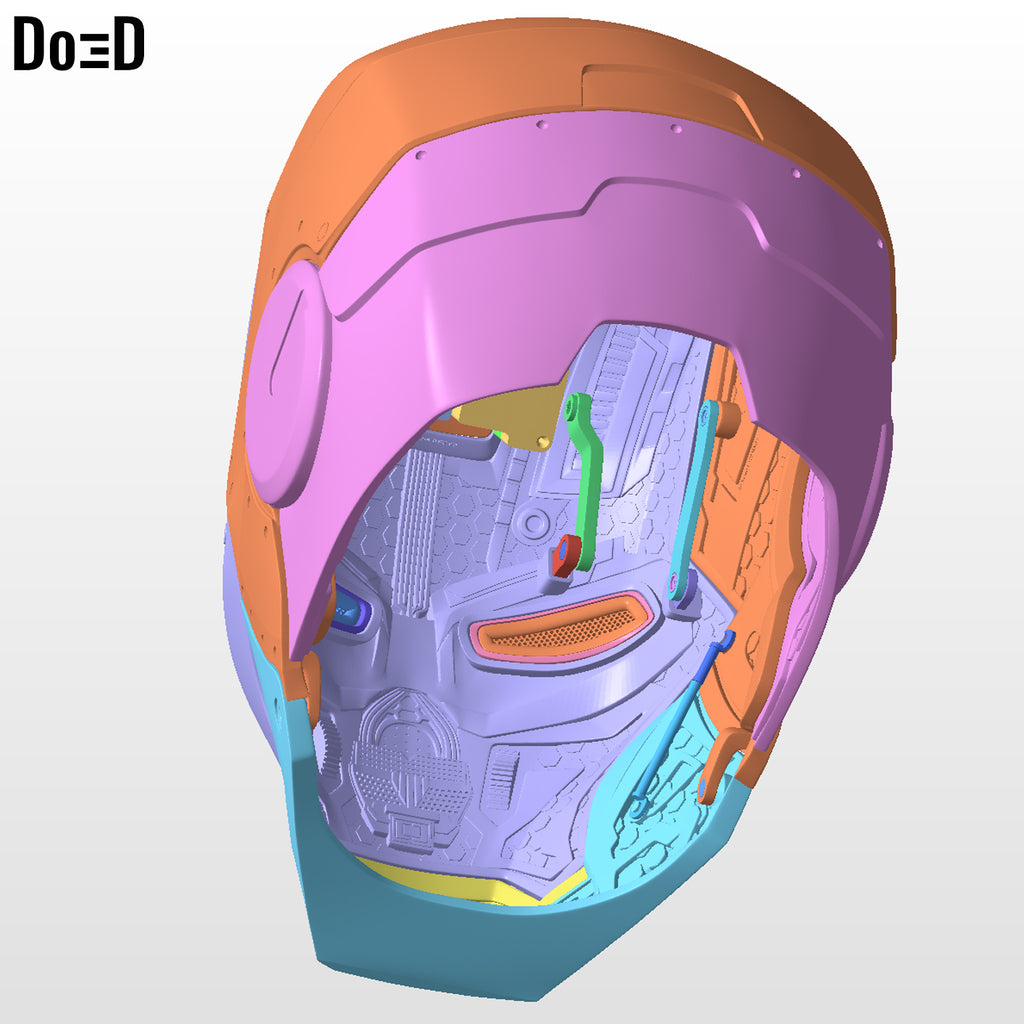Iron Man Mark II Helmet (MK 2) | 3D Printable File #N37