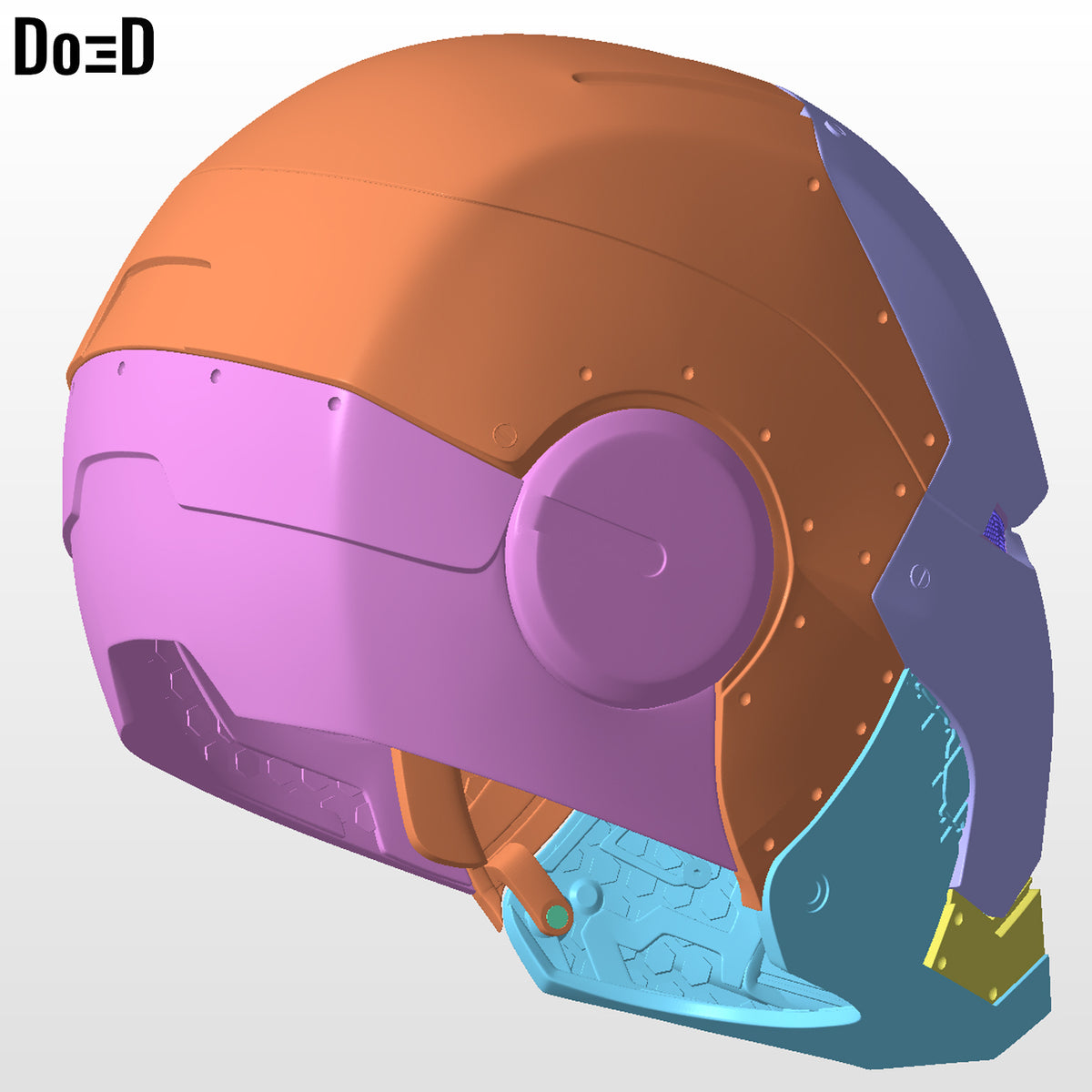 Iron Man Mark II Helmet (MK 2) | 3D Printable File #N37