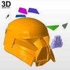 Dark Trooper Full Bod + Helmet Star Wars Mandalorian | 3D Printable Model #DT001