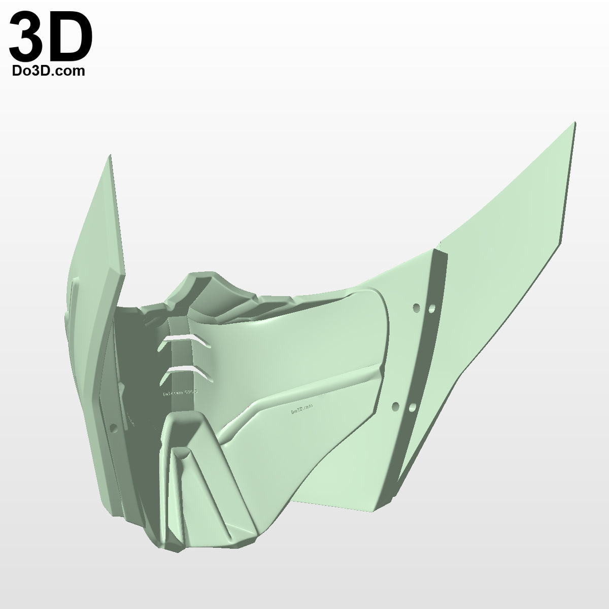 OZ-13MS Epyon Gundam Style Face Mask Covering | 3D Printable Model #F3