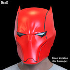 Red Hood Knight Fight Helmet | 3D Printable Model #RK329