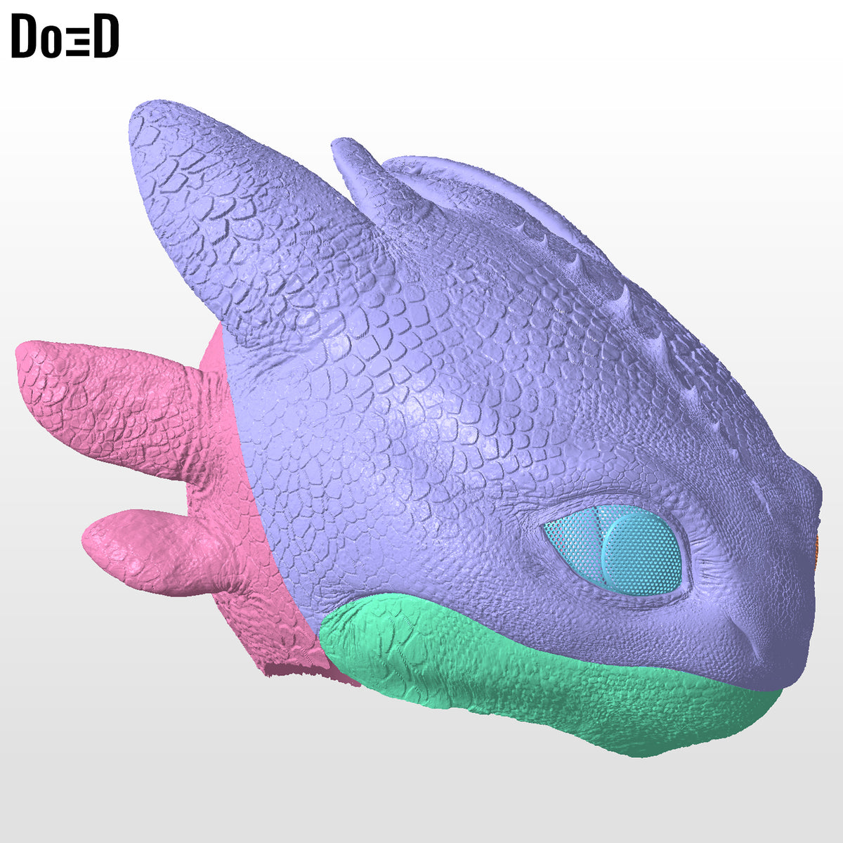 Toothless Helmet 2025 How to Train Your Dragon 3D Printable Model STL File #T381