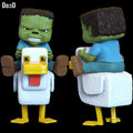 Angry Chicken Jockey Statue Life Size or Any Scale Minecraft Movie 3D Model #CJ1