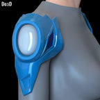 Invisible Woman Rivals Suit Shoulder Belt Boot Gauntlet Armors 3D Model STL #IW4