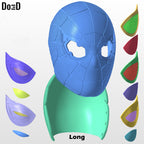 Iron Spider Endgame Spider-man Face Shell Helmet 3D Printable Model STL #4544