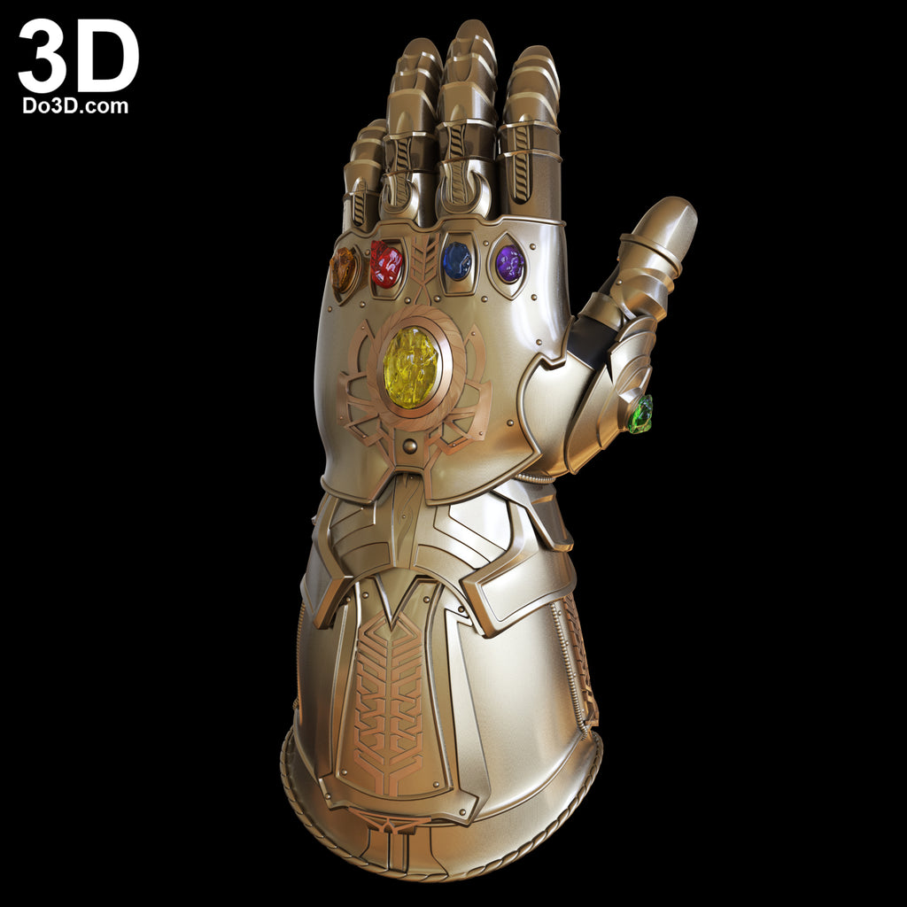 Thanos Infinity Gauntlet Forearm & Glove D23 | 3D Model Project #3944