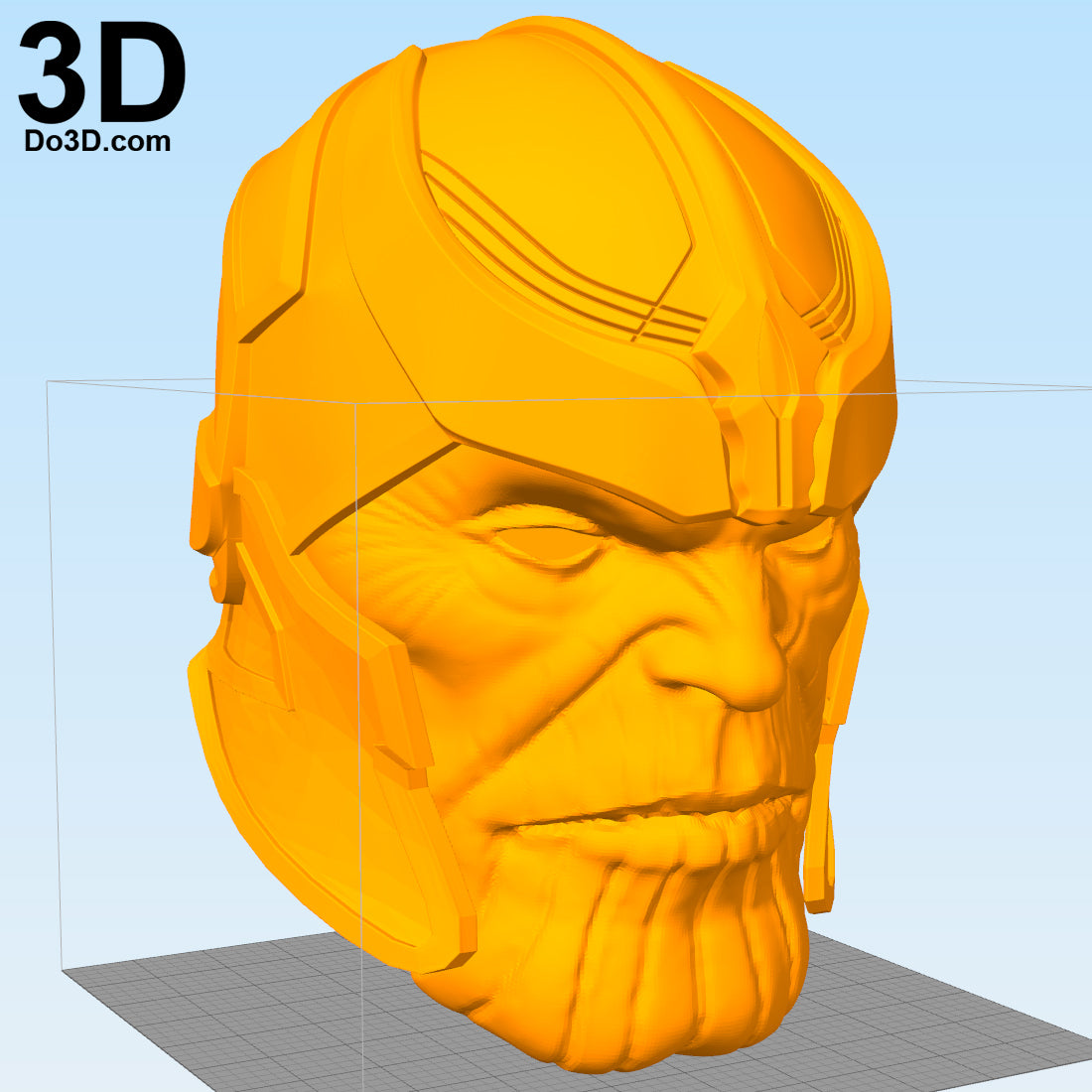 Thanos Helmet and Face Shell | 3D Printable Model #2058