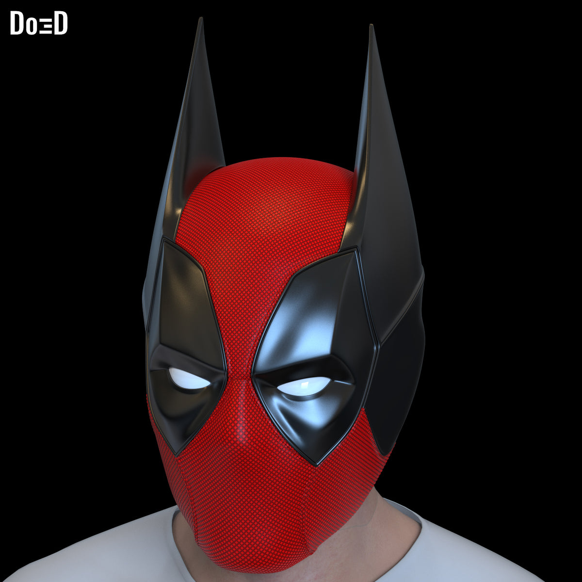 BatPool Bundle Modular Helmet (Batman Deadpool) 3D Printable Model #B9