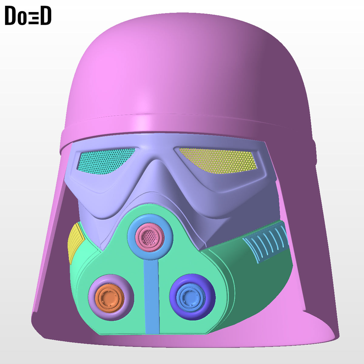 Remnant Snowtrooper Helmet from The Mandalorian and Grogu | 3D Model #ST886