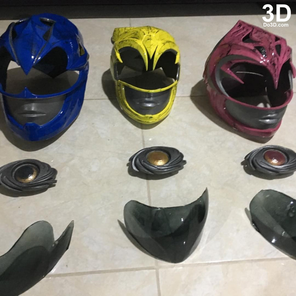 The Pink Ranger Helmet from New Power Rangers 2017 | 3D Model Project #1693