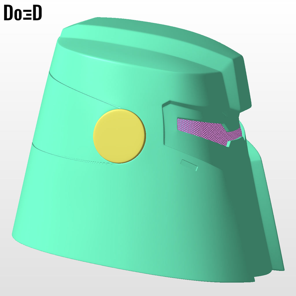 Mecha Man Helmet Dispatch 3D Printable Model STL File #MMD28
