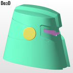 Mecha Man Helmet Dispatch 3D Printable Model STL File #MMD28