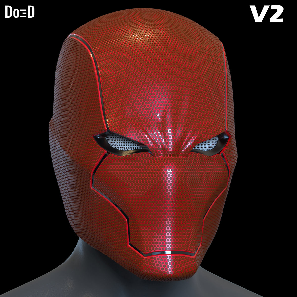 Red Hood Rebirth Helmet V2 | 3D Printable Model #3329