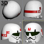 Imperial Cadet Star Wars Rebels Helmet | 3D Model Project #3078