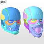 Zombie Captain America Helmet | 3D Printable Model STL #ZCT741