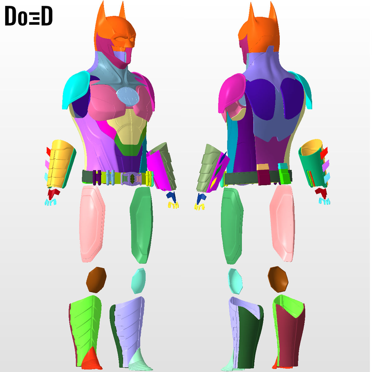 Batman Full Body Armors Michael Keaton The Flash 2023 3D Printable Model STL #2K