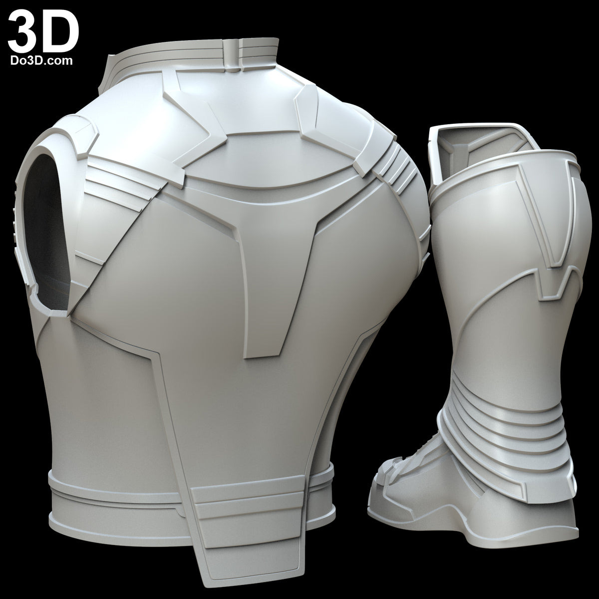 Thanos Vest Armor, Shin, and Boots | 3D Model Project #4418