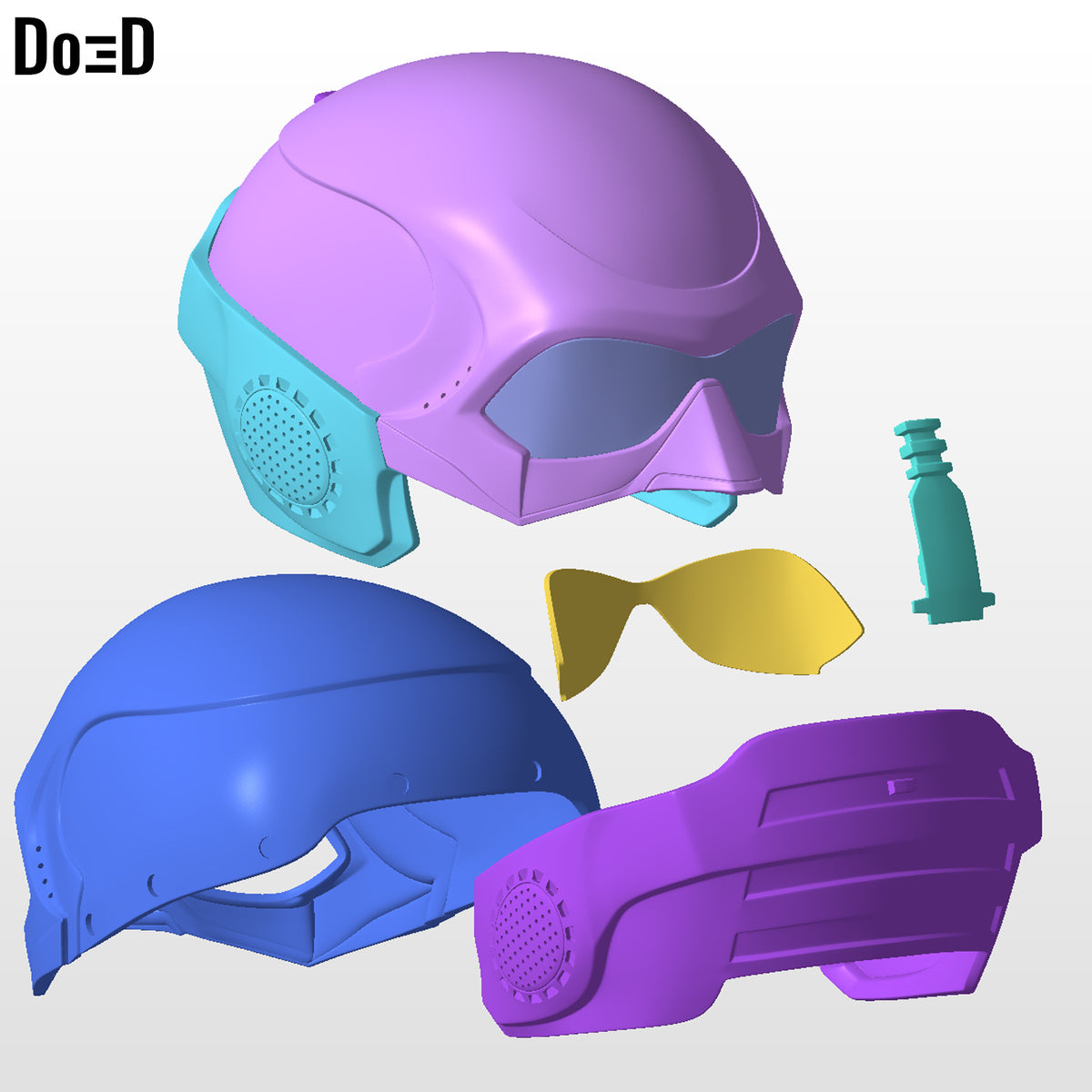 Black Noir Helmet The Boys | 3D Printable Model STL File BN952
