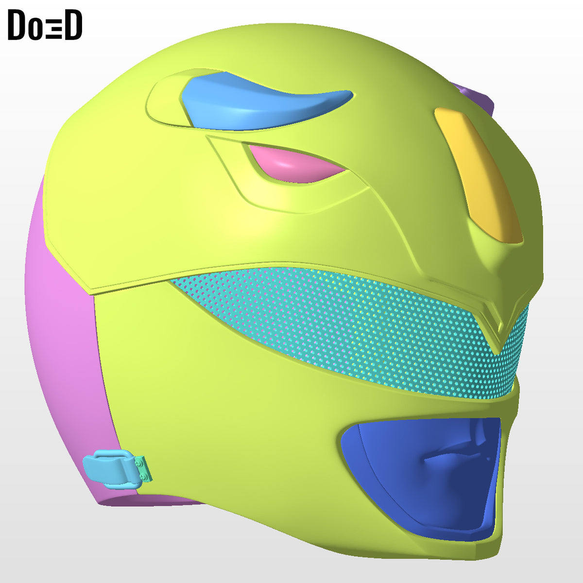 Blue Ranger Classic Helmet Mighty Morphin Power Rangers MMPR, 3D Project #2919