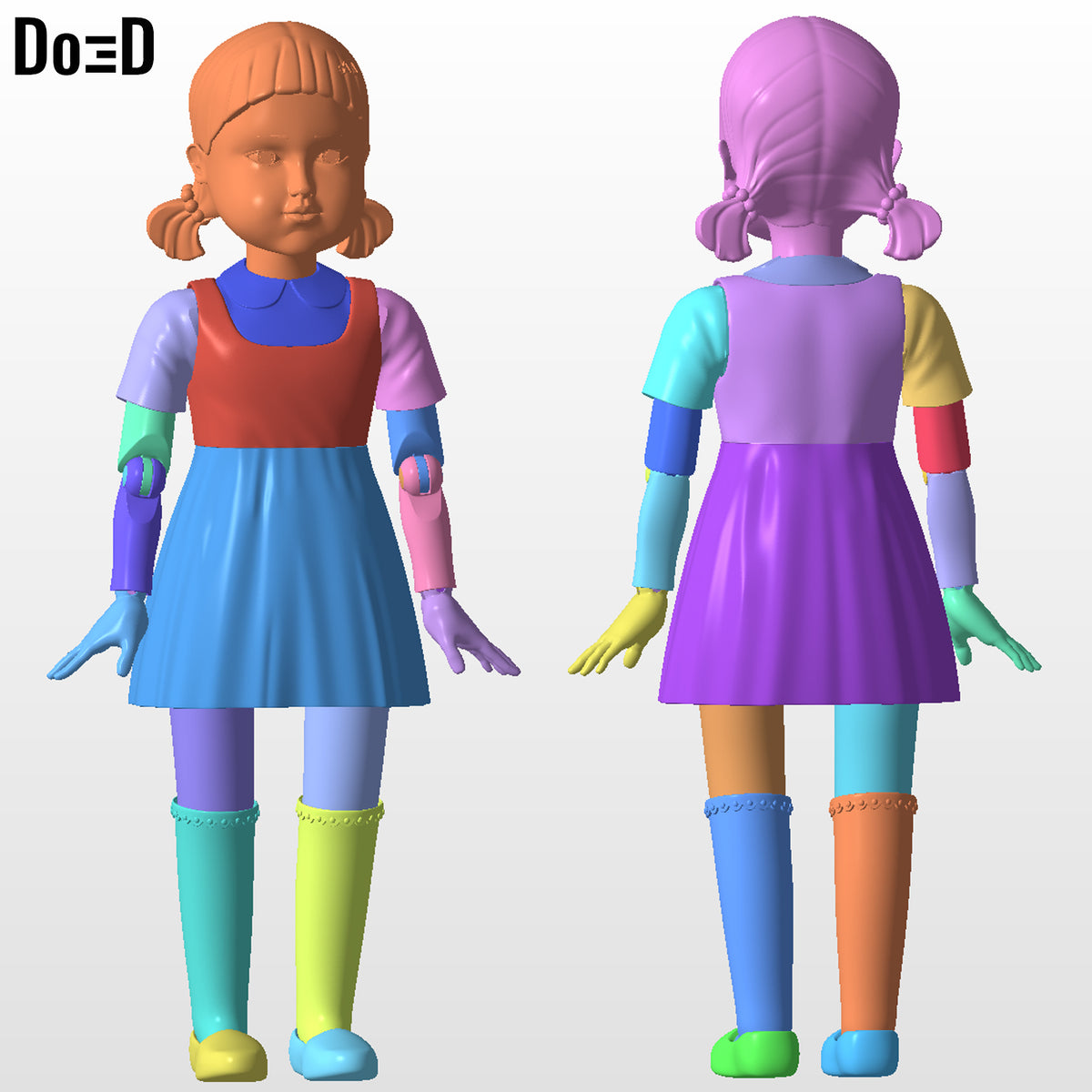 Young-hee The Doll Action Figure / Statue Squid Game 3D Model Print File #YH351
