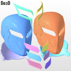Spider Man 2099 Helmet White Spider-Man 3D Printable Model STL Print File #SP77