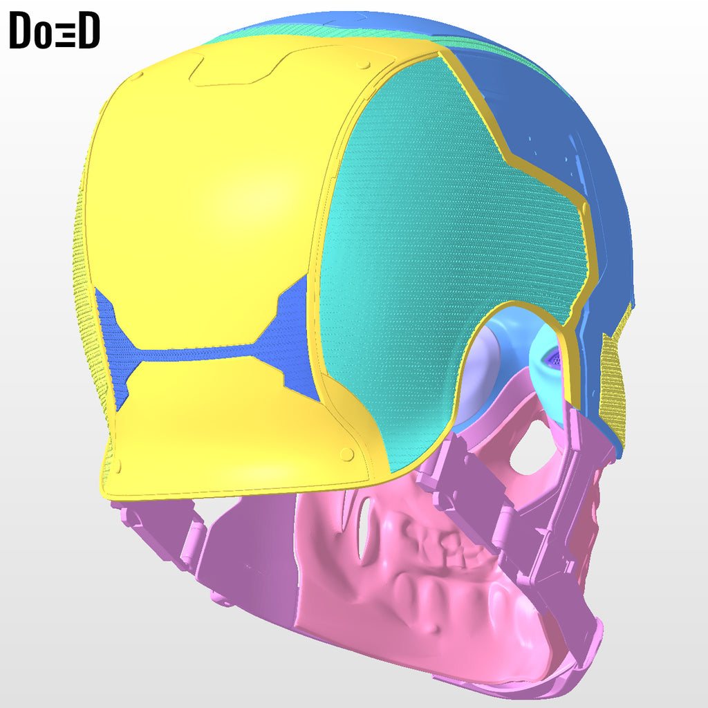 Zombie Captain America Helmet | 3D Printable Model STL #ZCT741