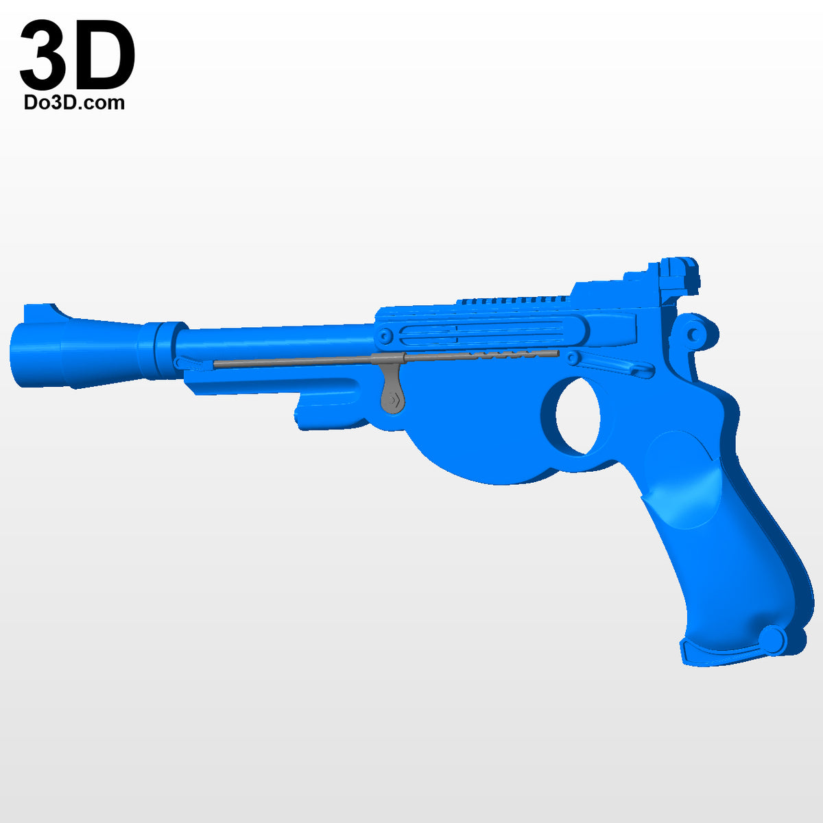 Mandalorian Blaster Pistol Gun Star Wars | 3D Model Project #6288