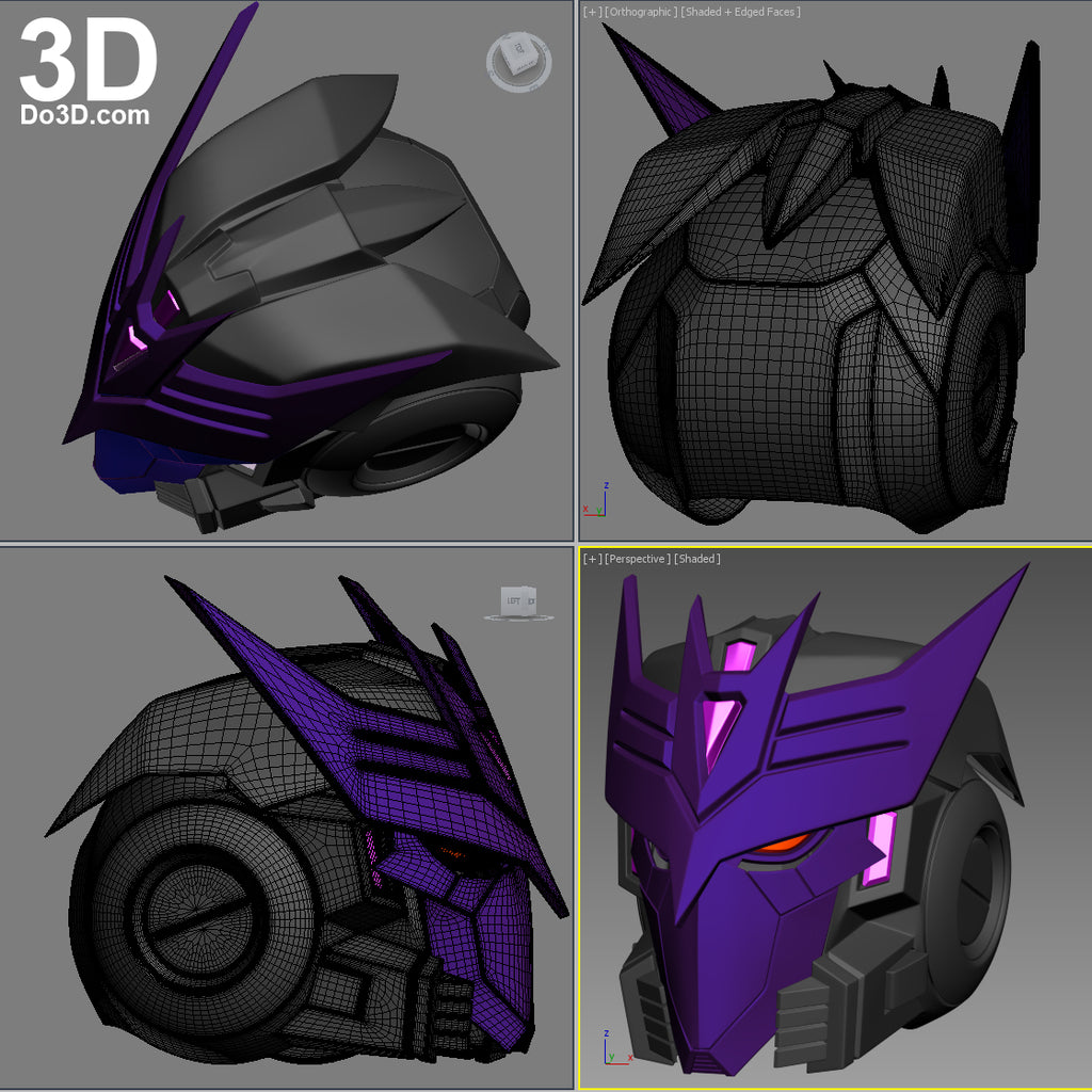 Transformers Tarn Helmet / Head | 3D Printable Model #977