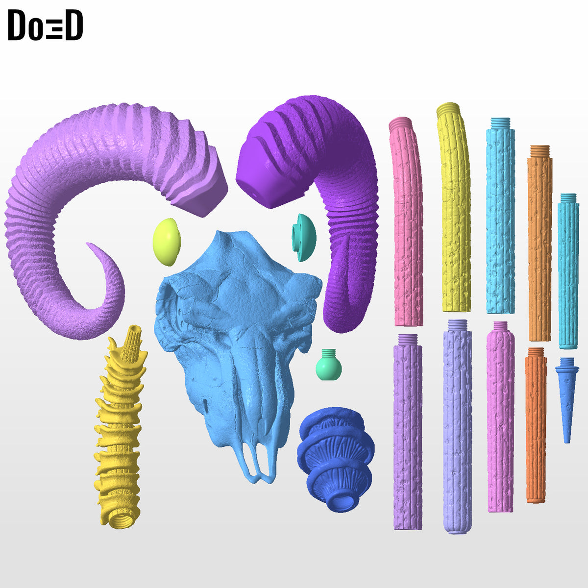 Skeletor Havoc Staff Masters of the Universe 3D Printable Model STL File #SH217