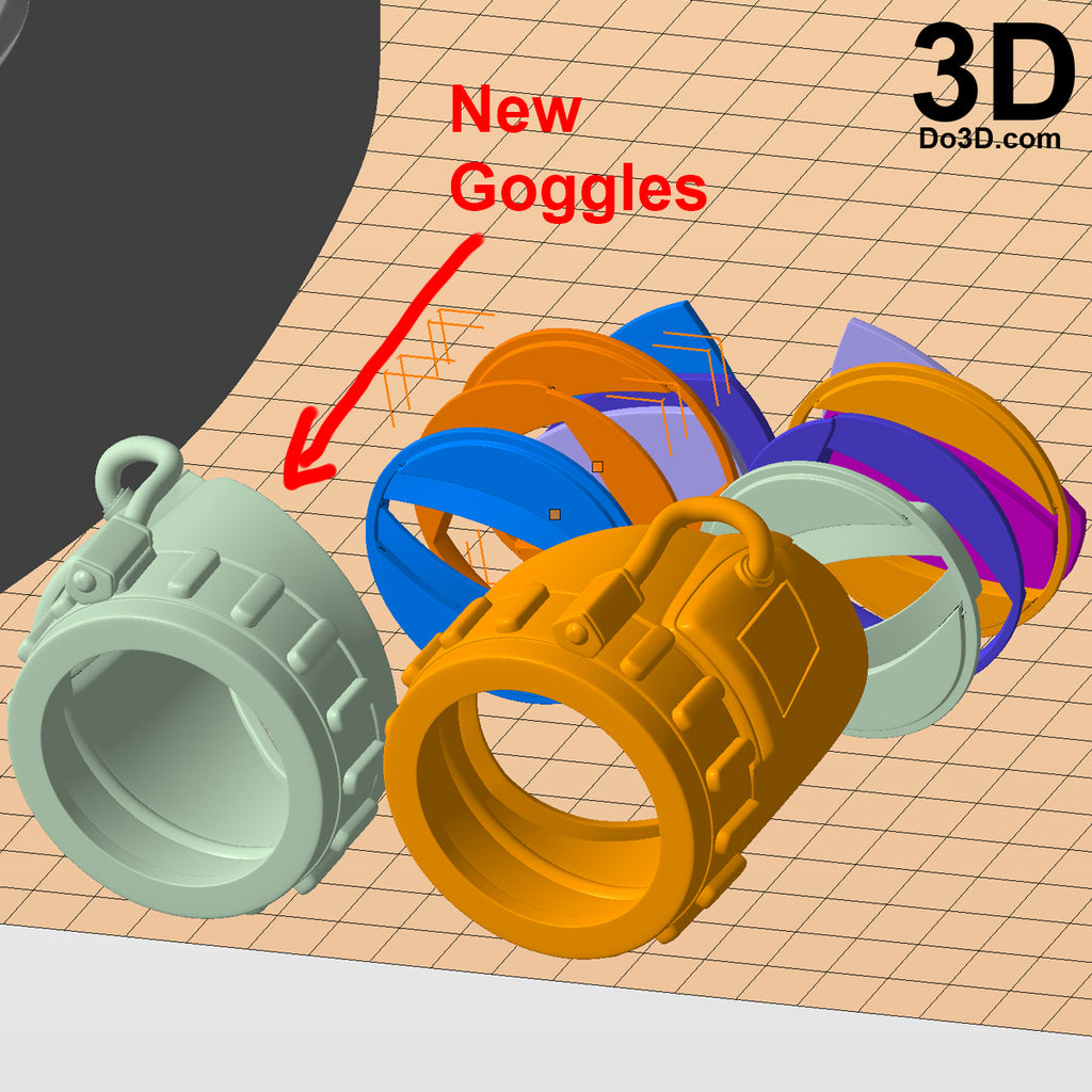 Spider-Man Homecoming Homemade Goggle + Face Shell | 3D Model Project #2231