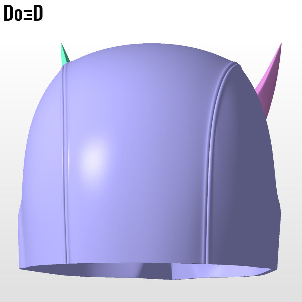 Bucket Version Elektra Daredevil Born Again Female Helmet | 3D Print File #BE