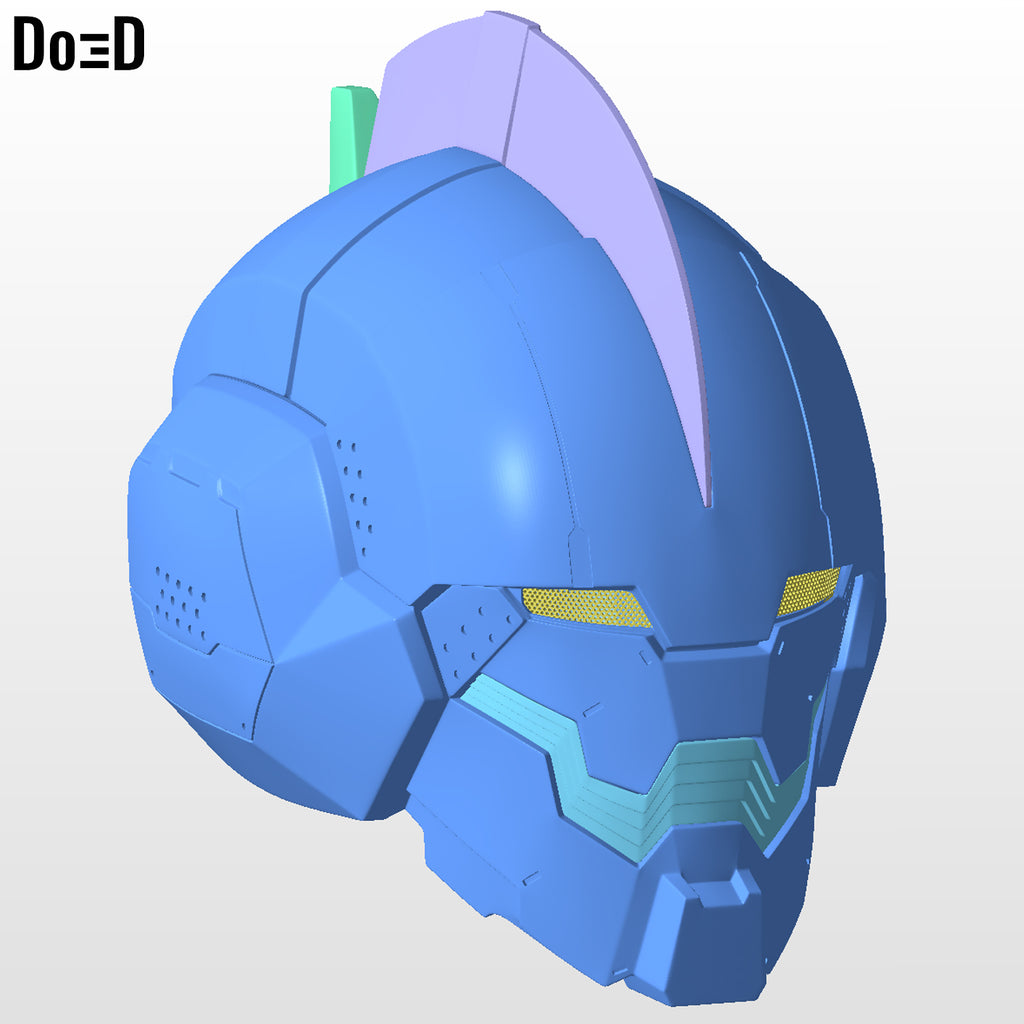 Jack Ultraman Anime Helmet | 3D Printable Model STL file #U111