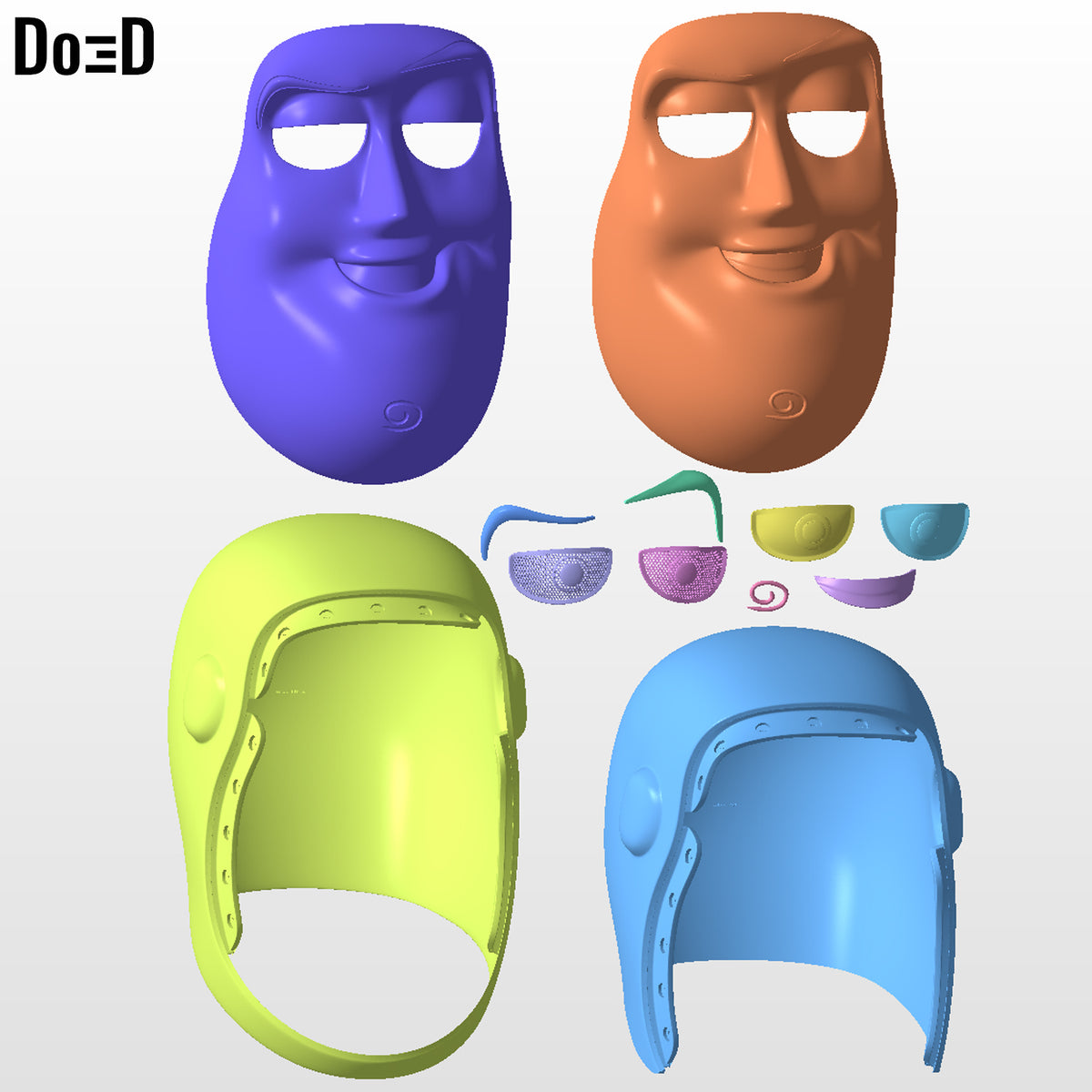 Bundle Buzz Lightyear Toy Story Helmet | 3D Printable Model #BLB26