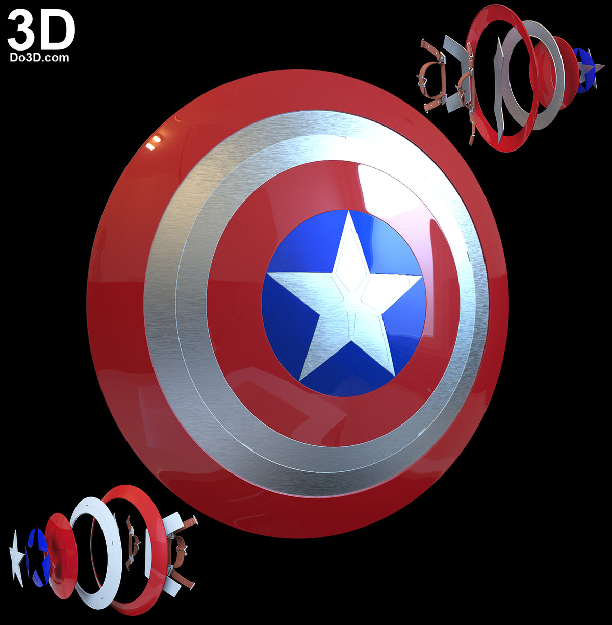 Captain America 2021 Shield for Falcon | 3D Printable Model #F444