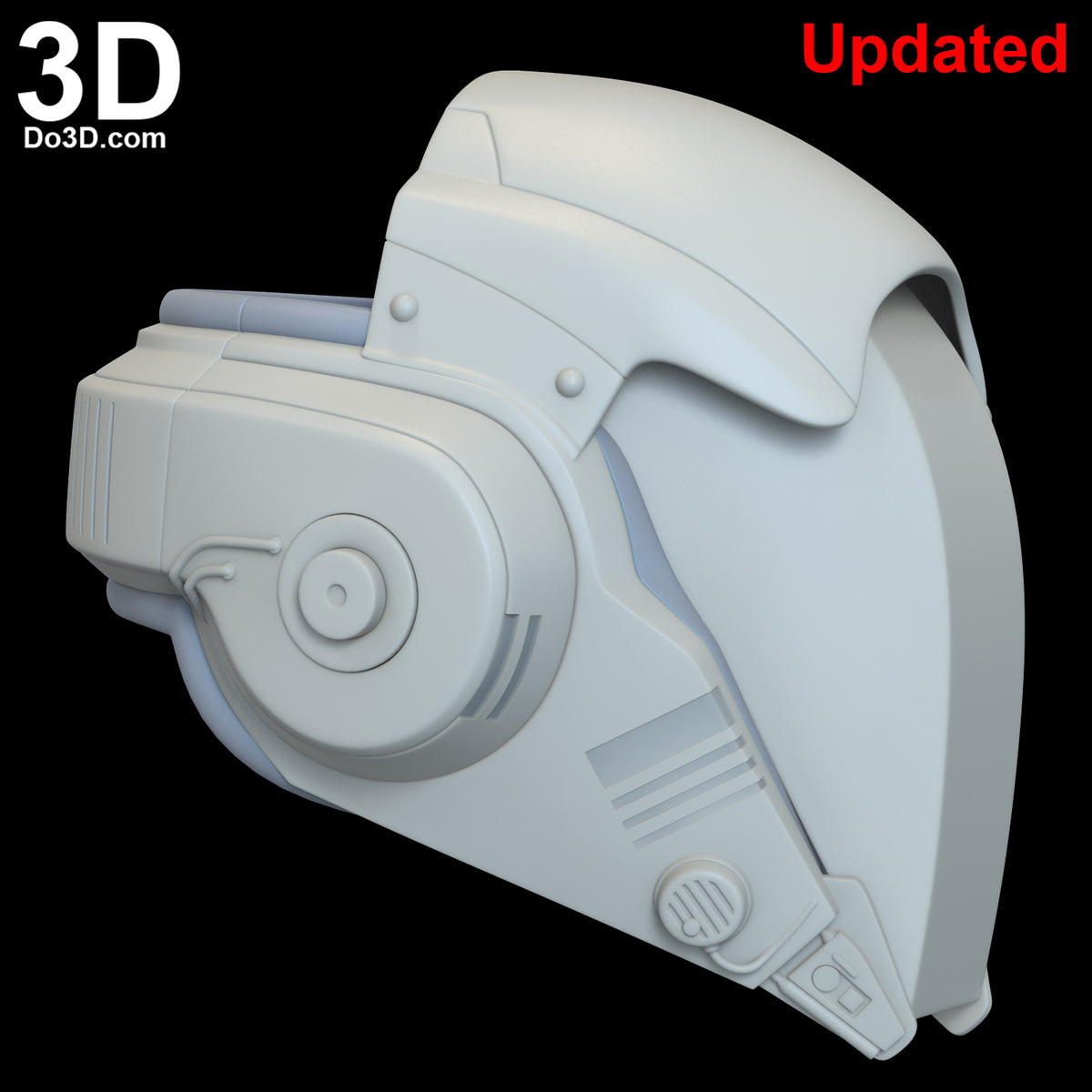 Rey's Training Helmet Star Wars Rey and D-O , 3D Printable Printable Model #6344