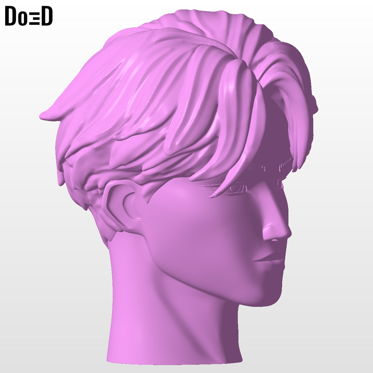 Jinu Figure Head Saja Boys K-Pop Demon Hunters Any Scale 3D Model STL File #JS62