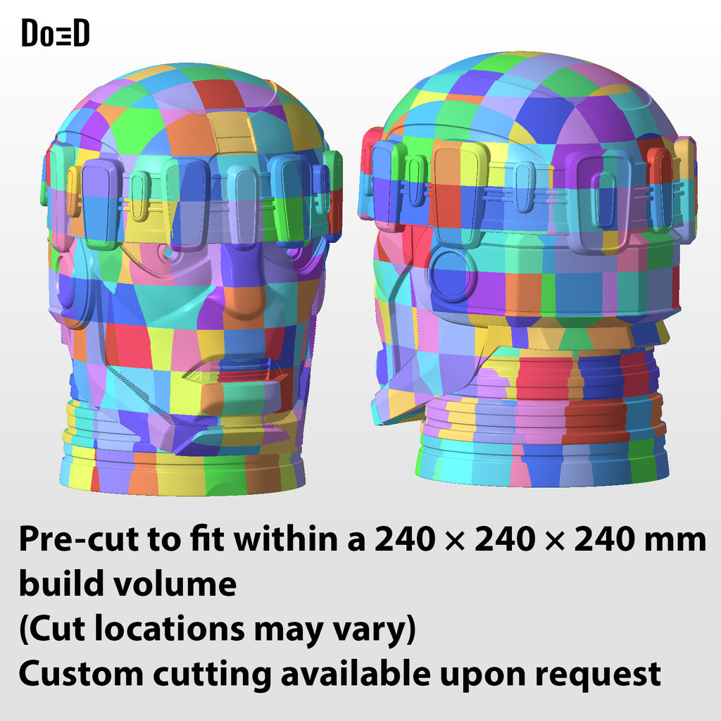 Sentinel Head Life-size Statue Helmet Avengers Doomsday 3D Printable Model #SD9