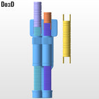 Daredevil Born Again Billy Clubs Batons Truncheons | 3D Printable Model #BA1773