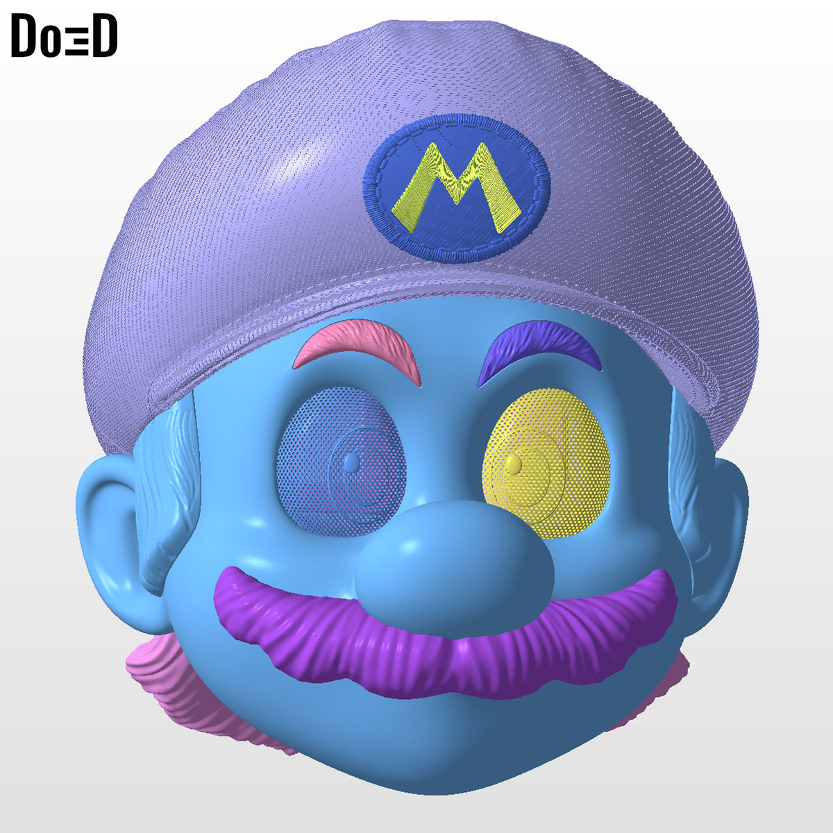 Bundle: Super Mario Movie Cosplay Luigi Mario Helmets Cap | 3D Print Model #MB78