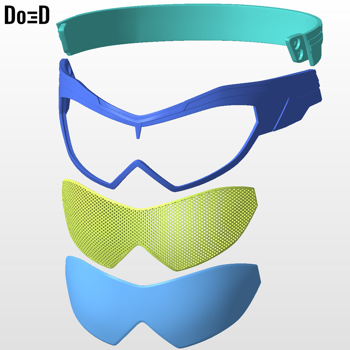 Captain America Brave New World Goggles Glasses | 3D Printable Model #CA19