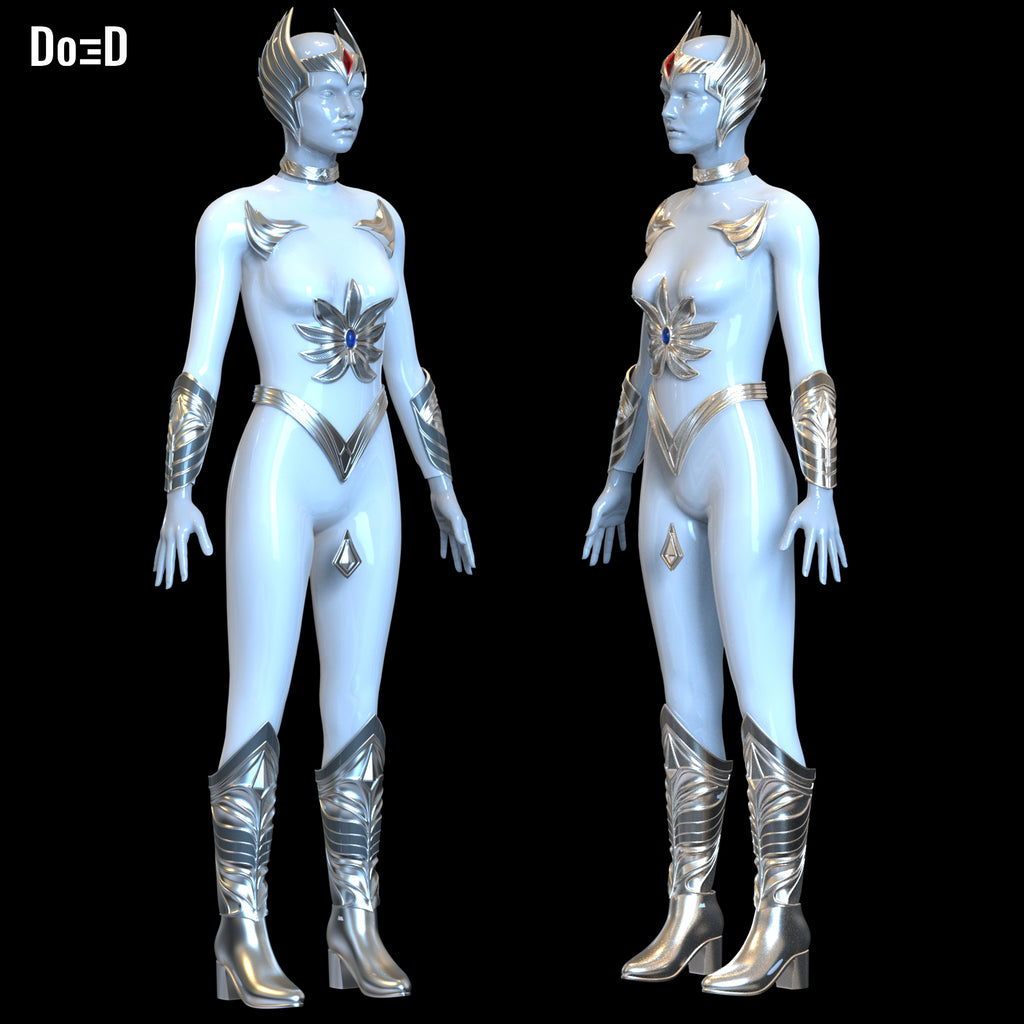 She-Ra Crown + Armor MOTU SheRa | 3D Printable Model #SR26