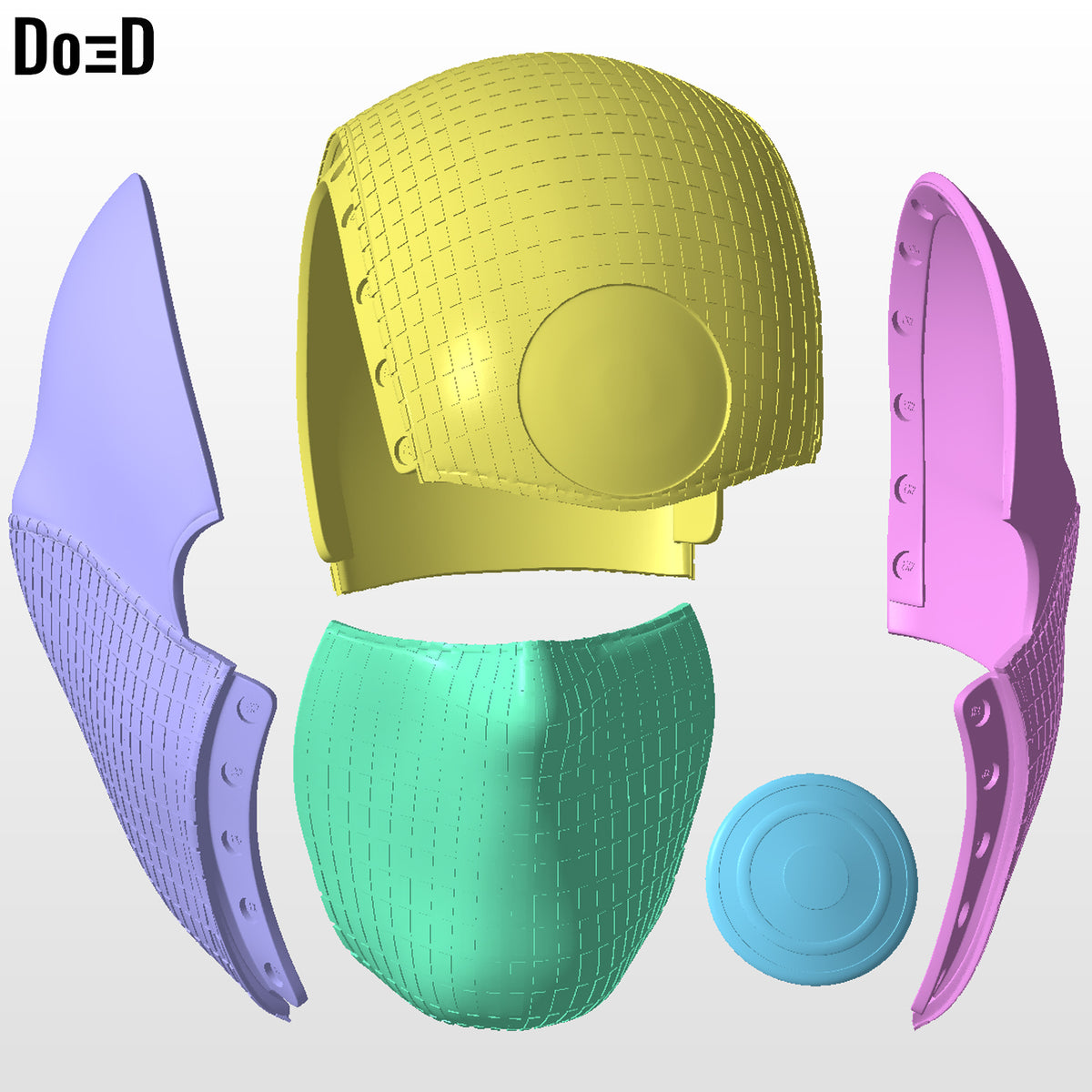 Bullseye Helmet Daredevil Born Again Season 2 | 3D Printable Model STL File #BE1