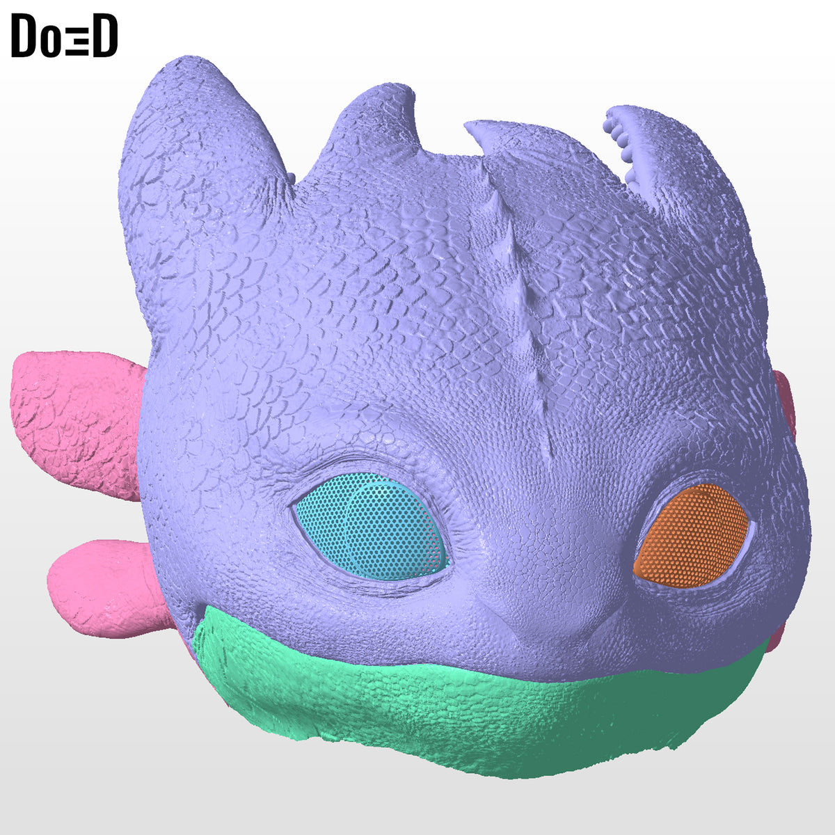 Toothless Helmet 2025 How to Train Your Dragon 3D Printable Model STL File #T381