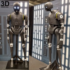 K-2SO K2SO Imperial Security Droid Star Wars | 3D Printable Model #1747