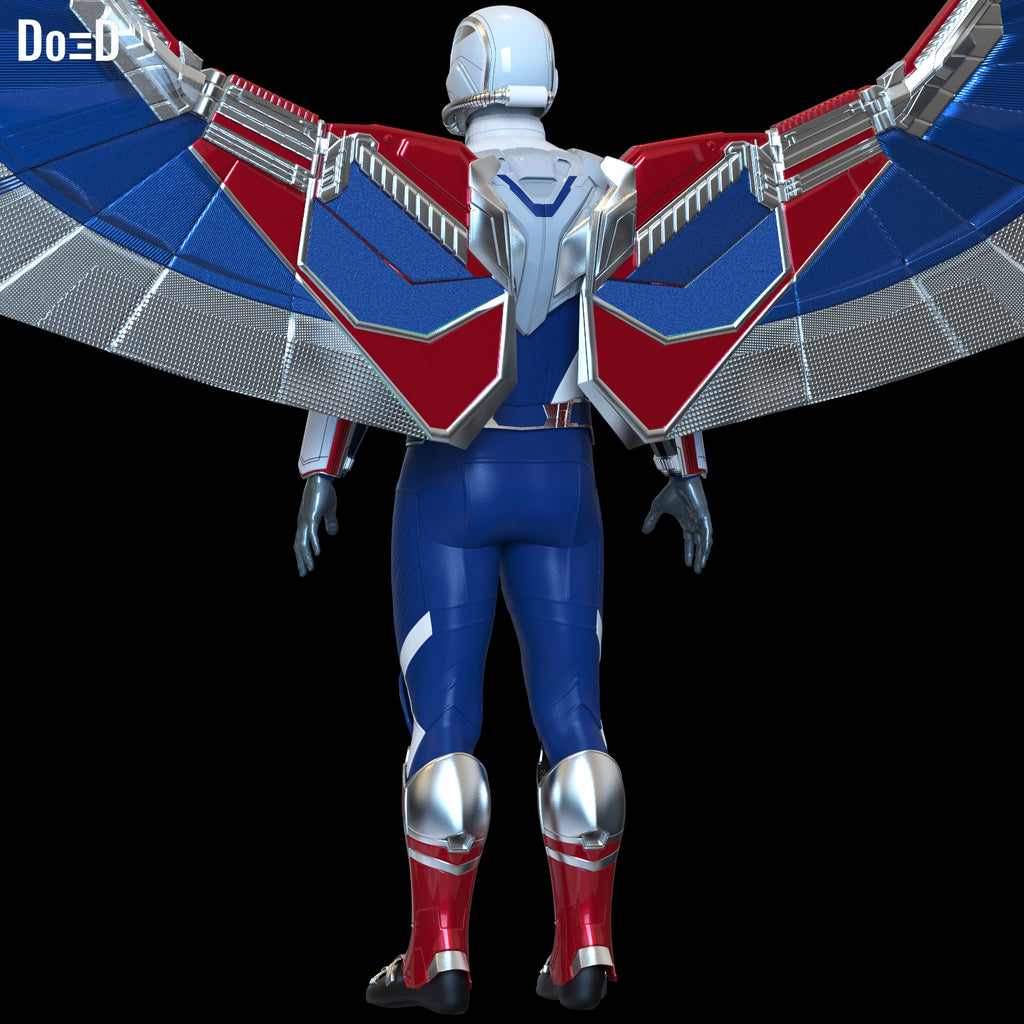 Captain America: Brave New World White Suit | 3D Printable Model #CB441