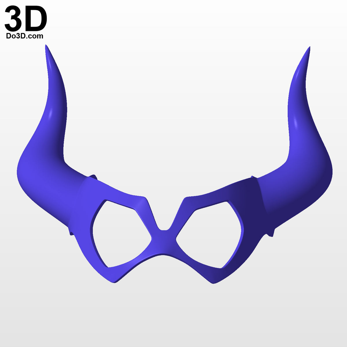 Lady Mountain Mt. Mask and Horns | 3D Printable Model #3216